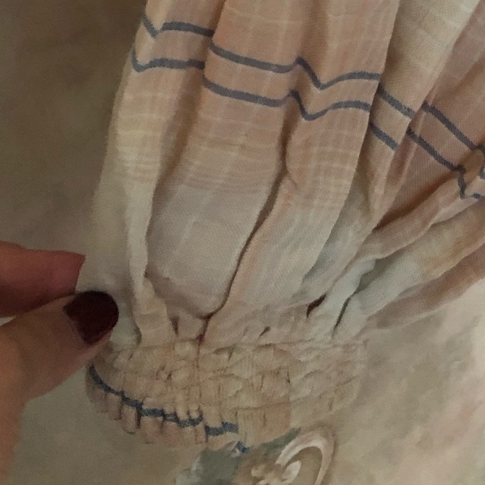 FREE PEOPLE CLOUD BREAKER BOHO TOP - Picture 8 of 9